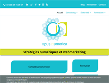 Tablet Screenshot of opus-numerica.com
